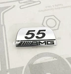 19 24 Genuine Mercedes Steering Wheel Amg 55 Year Eidtion Badge G63 E63 S63 GT63. Fixed Price $149.98.