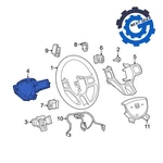 New Oem Mopar Back Steering Wheel Cover 2013-2022 Ram 1500 2500 3500 5NN17DX9AA. Fixed Price $50.96.