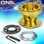 For 88-91 Civic 90-93 Integra Gold Full Aluminum Steering Wheel Hub Adaptor Kit. Fixed Price $20.57.