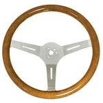 Empi 79-4026-7 Classic Vw Bug Steering Wheel 15" Wood 31MM Grip. Fixed Price $250.74.