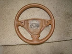 Porsche Cayenne 955 Oem Factory Original Equipment Beige Leather Steering Wheel. Fixed Price $400.00.
