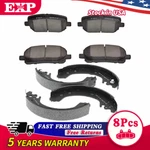 Brake Pads+drum Shoes Kit For Toyota Corolla Front Rear Ceramic. Fixed Price $43.99.