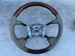 1997 Jaguar XK8 Convertible Leather Steering Wheel W/ Wood Insert - Tan Oem. Fixed Price $59.40.