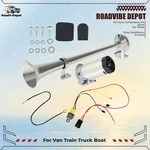 For Van Train Truck Boat 12V 150DB New Single Trumpet Air Horn Compressor Kit. Fixed Price $24.53.