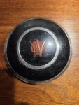 1950 - 1964 Jeep Willys Steering Wheel Center Cap Horn Button. Fixed Price $38.00.