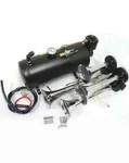 Quad 4 Air Train Kit Semi Truck Car Boat Chrome Horns W 120 Psi Compressor. Fixed Price $97.35.