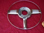 46 47 48 Pontiac Accessory Deluxe Safti-flex Steering Wheel Nos Horn. Fixed Price $600.00.