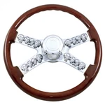 18" Skull Steering Wheel W/ Hub Freightliner 1989-JULY 2006. Fixed Price $237.99.