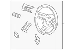 Genuine Ford Steering Wheel AR3Z-3600-EC. Fixed Price $280.47.