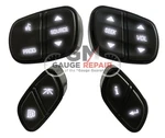 Gm Chevrolet Steering Wheel Switches Controls Buttons New With White Leds 4PC. Fixed Price $125.00.