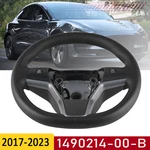 Steering Wheel For Tesla Model 3 Y Driver Heated Leather 1490214-00-B. Fixed Price $195.00.