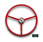 1963 1964 Ford Galaxie Steering Wheel 17" Red New 500. Fixed Price $329.00.