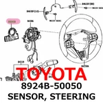 New Toyota Genuine 2018-2022 Avalon Camry Sensor, Steering 8924B-50050. Fixed Price $177.99.