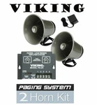 Viking Intercom Paging System With Amplifier And 2 Powered Speaker. Fixed Price $202.25.