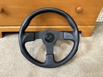 Grant Gt Rally Steering Wheel. Fixed Price $95.00.