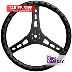 Triple X Race ST-0001BLK, One Black Aluminum Steering Wheel 15IN Dia 1-1/8IN Tub. Fixed Price $114.65.
