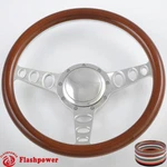 14" Billet Steering Wheels Wood Half Wrap Chrysler New Yorker Imperial Cordoba. Fixed Price $145.50.