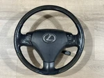 2006 Lexus GS300 Good Used Granite Trim Finish Dark Steering Wheel Assembly. Fixed Price $161.50.