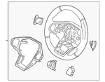 Genuine Ford Steering Wheel RB5Z-3600-GD. Fixed Price $825.00.