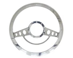 Billet Specialties 30725 - Half Wrap Steering Wheel Only Classic 14". Fixed Price $350.95.
