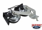 Thru 16 Escape Oem Genuine Ford Dual Note Horn With Bracket CJ5Z-13832-A. Fixed Price $55.95.