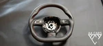 Steering Wheel Audi A4 B7 S4 B8 Flat Bottom Extra Thick Sport. Fixed Price $440.00.