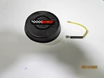 1984 - 1985 Corvette Horn Button Cap + Emblem Official Gm Resto Part Leather. Fixed Price $120.00.