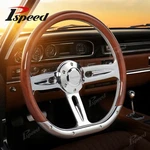 D-shape 14" 6-BOLT Car Truck Wood Grain Steering Wheel Chrome Spoke W/ Horn. Fixed Price $129.99.