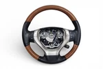 2013-2014 Lexus ES300H Steering Wheel With Wood Grain Trim 45100-33810-C0, E068,. Fixed Price $119.12.