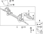 Genuine Lexus Rack And Pinion Assembly 44250-0E150. Fixed Price $1270.91.