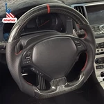 Real Carbon Fiber Steering Wheel For Infiniti G37 EX35 EX37 2007-2015. Fixed Price $248.45.