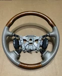 1998-2003 Oem Jaguar XK8 Xkr Xjr XJ8 Leather Woodgrain Steering Wheel. Fixed Price $100.00.