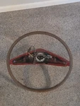 1969 Lincoln Continental Mark Mk Iii Red Woodgrain Steering Wheel 15 3/4" Ford. Fixed Price $350.00.