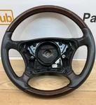 2000-2006 Mercedes W220 S600 Oem Driver Steering Wheel Black Chestnut Wood. Fixed Price $199.00.