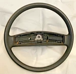 Vw Vanagon Steering Wheel, Black, Used, Oem # 251419650. Fixed Price $115.00.