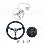 Datsun Steering Wheel W/ Mark Horn Pad For 70-78 240Z 260Z. Fixed Price $515.00.