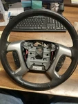 2007-2012 Gmc Acadia Steering Wheel W/ Cruise Control Leather Oem. Fixed Price $50.00.