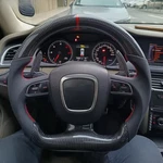 Carbon Fiber Flat Sport Steering Wheel For Audi B7 A5 A4 Q7 RS4 RS5 2004+. Fixed Price $319.00.