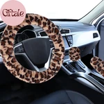 Fuzzy Car Steering Wheel Cover, Universal Fit Fur Auto & Handbrake. Fixed Price $17.56.