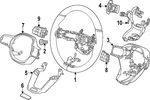 2024-2025 Acura Integra Type Leather Steering Wheel Grip NH556L Gray Stitch. Fixed Price $352.25.