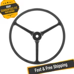 Crown Automotive 927417 Black Steering Wheel For 1964-1975 Jeep CJ3B/CJ5/CJ6. Fixed Price $103.95.
