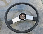 1980 Monza 1974-1987 Chevette Spyder Steering Wheel Aluminum Black Two Spoke. Fixed Price $59.99.