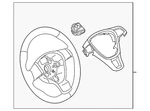 Genuine Volkswagen Steering Wheel 5C0-419-091-EJ-E74. Fixed Price $436.09.