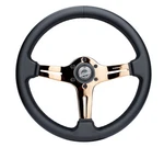 Nrg Blitz Perforated Leather Steering Wheel W/ Rose Gold Spoke & Slits. No Dish. Fixed Price $99.99.