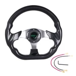 13" 320MM Flat Drift Racing Steering Wheel Shape Horn Button Universal 6 Holes. Fixed Price $27.55.