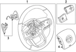 Genuine Nissan Switch Assembly 25550-7KA3A. Fixed Price $319.25.