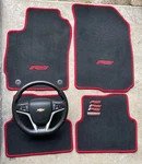 2011/20 Chevrolet Sonic Rs Steering Wheel Black Leather Floor Mats & Badges Oem. Fixed Price $299.99.
