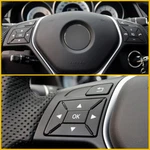 For Mercedes Benz Class 2012-2016 Steering Wheel Button Cover Trim Black. Fixed Price $13.99.