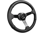 1969-85 Chevy Impala Perforated Black Leather 14" 6-BOLT Steering Wheel Kit. Fixed Price $250.74.