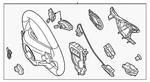 Genuine Mercedes-benz Steering Wheel 000-460-70-02-9E38. Fixed Price $872.61.